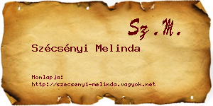 Szécsényi Melinda névjegykártya